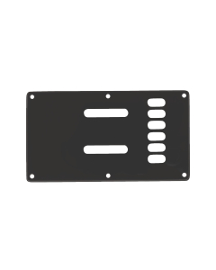 Tremolo Cavity Cover w/Holes - Stealth Black 