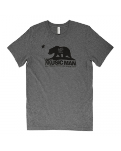 Ernie Ball Music Man California Heritage T-Shirt - Heather Gray