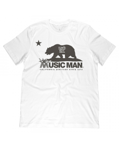 Ernie Ball Music Man California Heritage T-Shirt - White