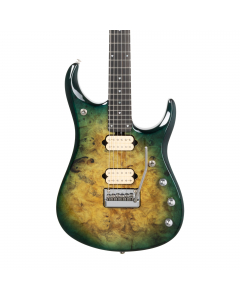 Ernie Ball Music Man JP15 - Burl Teal Burst-D00280