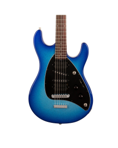 Ernie Ball Music Man Steve Morse Blue Burst Sparkle