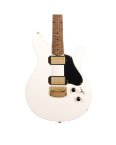 Ernie Ball Music Man Valentine HH Guitar - Ivory White