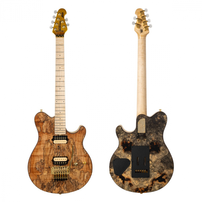 Shop Ernie Ball Music Man - Ernie Ball Music Man Axis - Spalted Buckeye