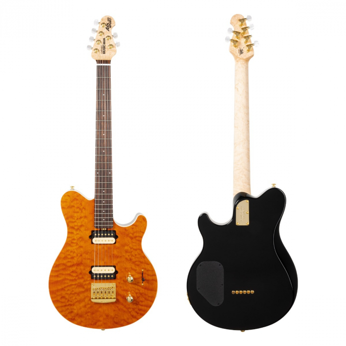 RHYTHM JUMP 50　+　STAR RHYTHM FOR LIFE Ernie Ball Music Man Axis Super Sport Electric Guitar Quilt