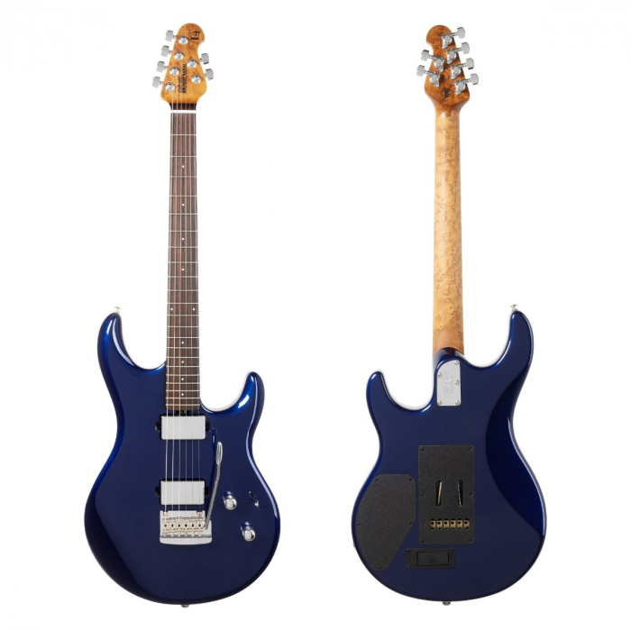 Shop Ernie Ball Music Man - Ernie Ball Music Man Luke 4 HH Butane Blue