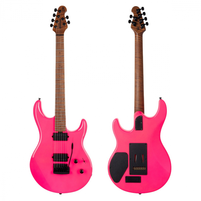 Shop Ernie Ball Music Man - Ernie Ball Music Man Luke III - Hot Pink