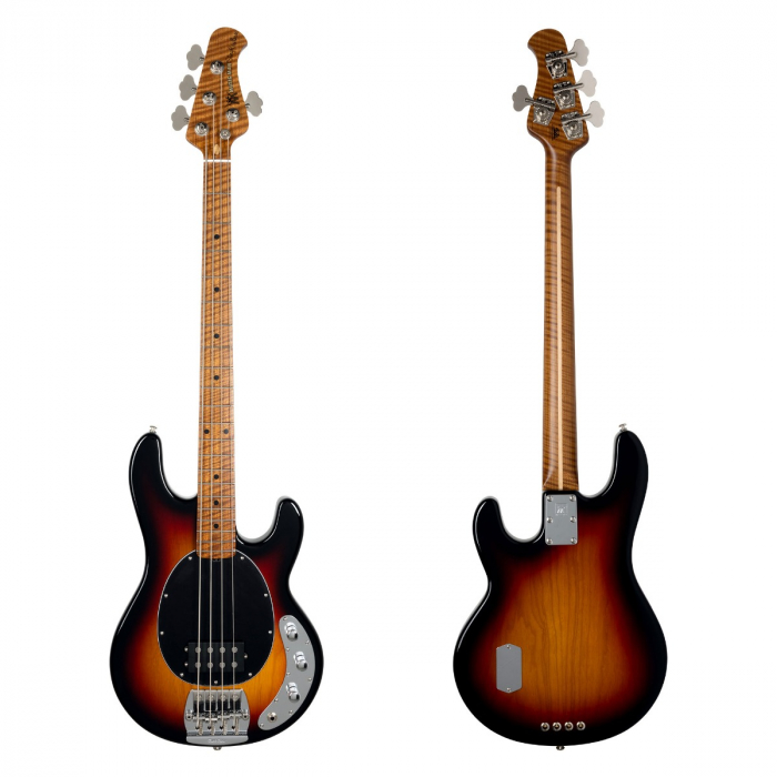 Ernie Ball Music Man StingRay Classic - Vintage Sunburst with Roasted Maple  Neck