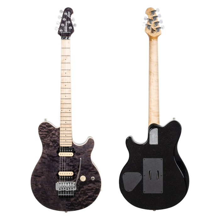 ギター Music Man AXIS Tribute Translucent Black Shop Ernie Ball Music Man - Ernie Ball Music Man 30th Anniversary