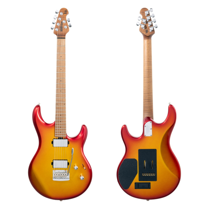 Shop Ernie Ball Music Man - Ernie Ball Music Man Luke 4 HH Fireball