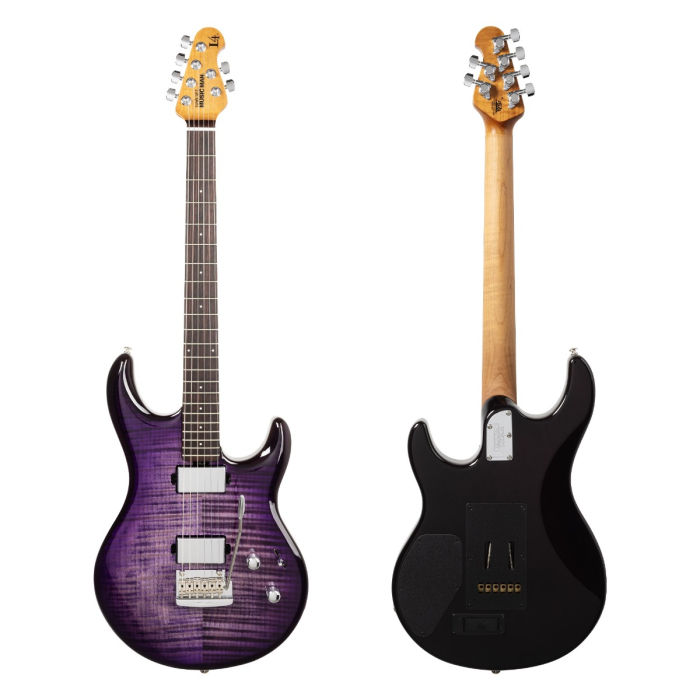 Shop Ernie Ball Music Man - Ernie Ball Music Man Luke 4 HH Maple