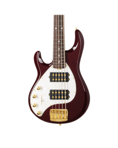 Ernie Ball Music Man StingRay Special 5 Bass Left Handed - Translucent Oxblood