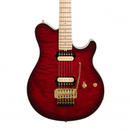1998 Ernie Ball Music Man Axis Trans Red Flame Top Electric